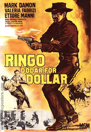 Johnny Oro 1967 movie poster Mark Damon Poster artwork: Walter Bjorne