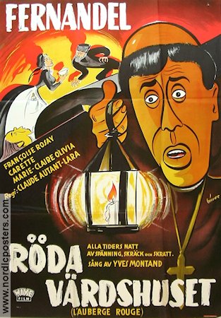 L´auberge Rouge 1953 movie poster Fernandel