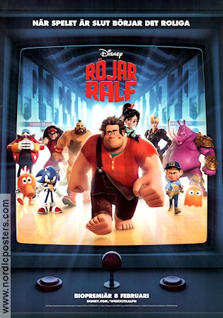Wreck-It Ralph 2012 movie poster Animation