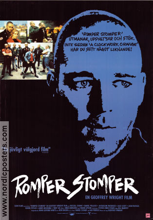 Romper Stomper 1992 movie poster Russell Crowe Daniel Pollock Geoffrey Wright Country: Australia Cult movies Gangs