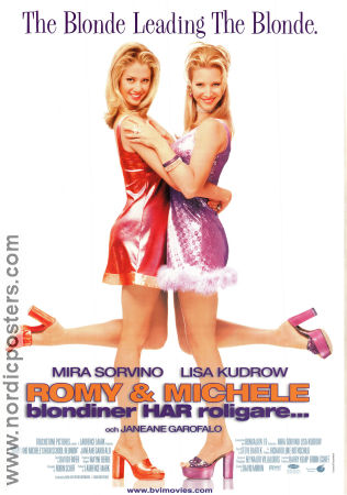 Romy och Michele 1997 poster Lisa Kudrow Mira Sorvino Damer Skola
