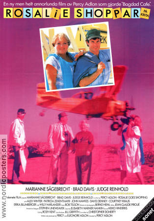 Rosalie Goes Shopping 1991 movie poster Marianne Sägebrecht Brad Davis Percy Adlon