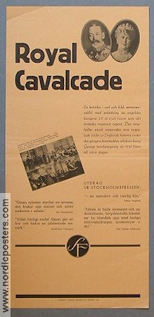 Royal Cavalcade 1930 poster Dokumentärer