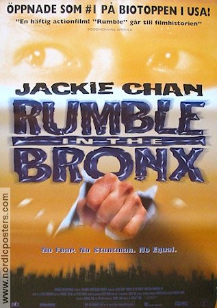 Rumble in the Bronx 1995 poster Jackie Chan Anita Mui Stanley Tong Asien Kampsport