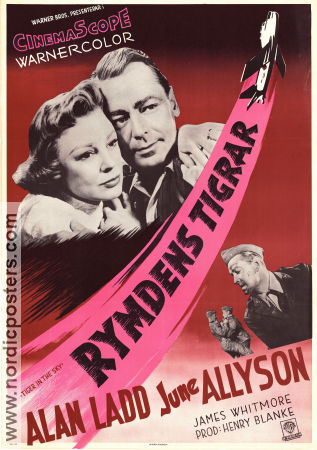 The McConnell Story 1955 movie poster Alan Ladd June Allyson James Whitmore Gordon Douglas Planes War