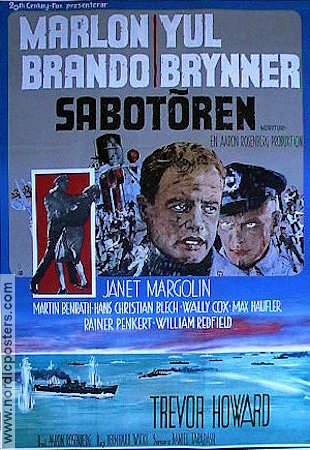 Sabotören 1965 poster Marlon Brando Trevor Howard