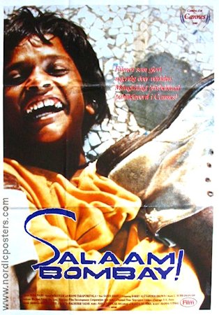 Salaam Bombay 1988 poster Mira Nair Filmen från: India
