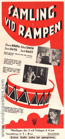 Samling vid rampen 1945 poster Joan Davis Jack Haley Phillip Terry Gene Krupa Ethel Smith Felix E Feist Jazz Musikaler