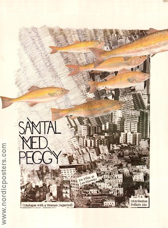 Samtal med Peggy 1980 poster Peggy Lawson Leo Hurwitz Konstaffischer Dokumentärer