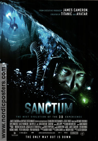 Sanctum 2011 movie poster Rhys Wakefield Allison Cratchley Alister Grierson