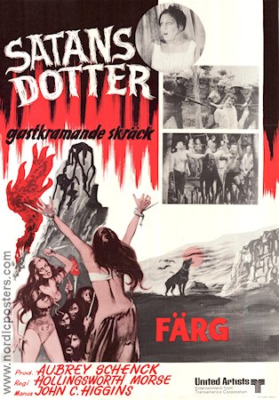Daughters of Satan 1972 movie poster Tom Selleck Barra Grant Tani Guthrie Hollingsworth Morse