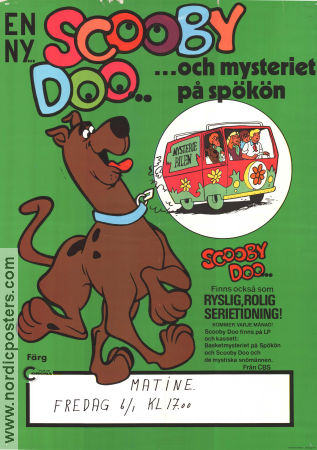 Scooby Doo och mysteriet på spökön 1976 poster Scooby Doo Animerat