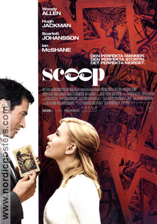 Scoop 2006 movie poster Scarlett Johansson Hugh Jackman Jim Dunk Woody Allen
