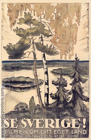 Se Sverige! 1924 poster Valdemar J Adams