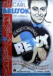 Sensationernas revy 1934 poster Carl Brisson Duke Ellington