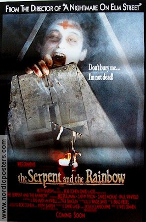 The Serpent and the Rainbow 1987 poster Bill Pullman Wes Craven