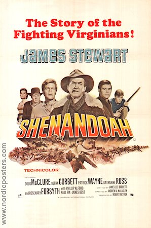 Shenandoah 1965 poster James Stewart