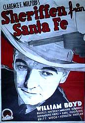 Sheriffen från Santa Fe 1940 poster William Boyd Hitta mer: Hopalong Cassidy