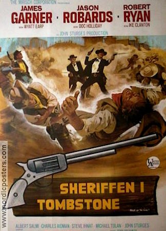 Sheriffen i Tombstone 1968 poster James Garner Jason Robards