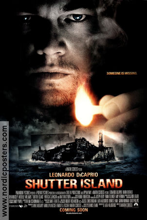 Shutter Island 2010 movie poster Leonardo DiCaprio Emily Mortimer Mark Ruffalo Martin Scorsese