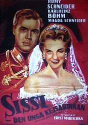 Sissi den unga kejsarinnan 1957 poster Romy Schneider Karl-Heinz Böhm