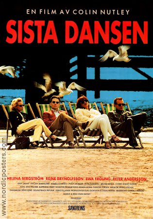 Sista dansen 1993 movie poster Helena Bergström Reine Brynolfsson Ewa Fröling Colin Nutley Beach Dance