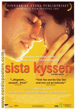 L´ultimo bacio 2001 movie poster Stefano Accorsi Giovanna Mezzogiorno Gabriele Muccino