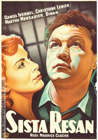 Rayés des vivants 1952 movie poster Georges Bourgeois André Carnege Anthony Carretier Maurice Cloche