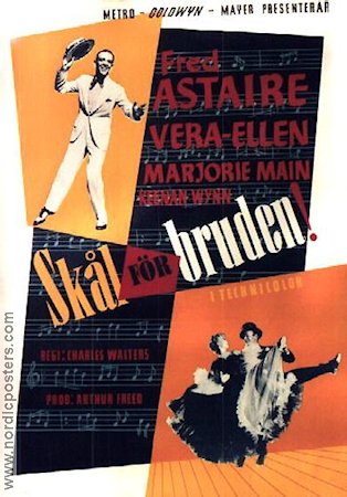 The Belle of New York 1952 movie poster Fred Astaire Vera-Ellen Dance