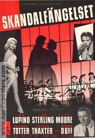 Women´s Prison 1955 movie poster Ida Lupino Jan Sterling Cleo Moore Lewis Seiler Ladies