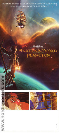 Treasure Planet 2002 movie poster Joseph Gordon-Levitt Ron Clements Animation