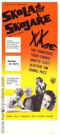 School For Scoundrels 1960 movie poster Ian Carmichael Terry-Thomas Alastair Sim Janette Scott Robert Hamer