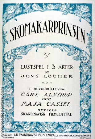 Skomakarprinsen 1920 poster Carl Alstrup