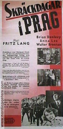 Hangmen Also Die 1945 movie poster Brian Donlevy Fritz Lang