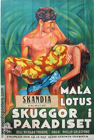 Last of the Pagans 1936 movie poster Mala Lotus Richard Thorpe