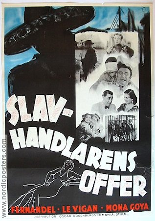 Slavhandlarens offer 1941 poster Fernandel