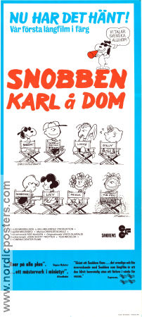 Snobben Karl å dom 1970 poster Peanuts Snobben Bill Melendez Från serier Animerat