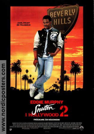 Snuten i Hollywood 2 1987 poster Eddie Murphy Judge Reinhold Jürgen Prochnow Tony Scott Poliser