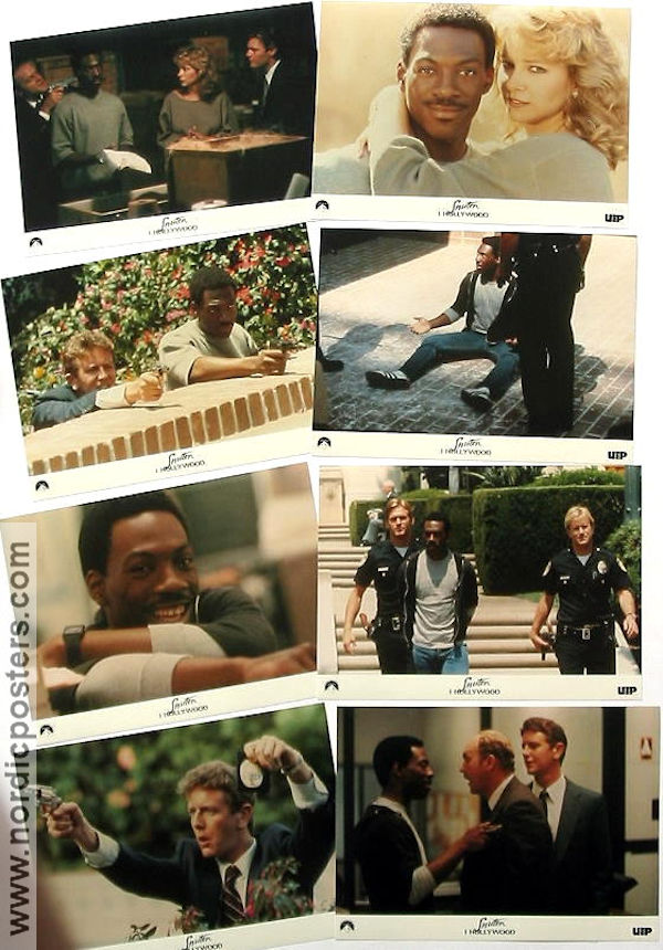 Beverly Hills Cop 1984 lobby card set Eddie Murphy Judge Reinhold Martin Brest Police and thieves
