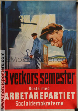 Socialdemokraterna 1948 movie poster Politics