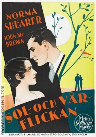 A Lady of Chance 1928 movie poster Norma Shearer John McBrown