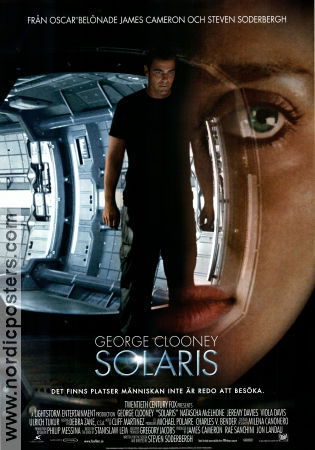 Solaris 2002 movie poster George Clooney Natascha McElhone Ulrich Tukur Steven Soderbergh