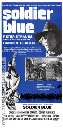 Soldier Blue 1970 poster Candice Bergen Peter Strauss Donald Pleasence Ralph Nelson