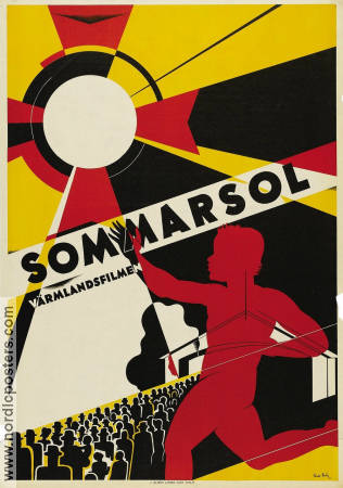 Sommarsol Värmlandsfilmen 1931 movie poster Harald Berglund Documentaries