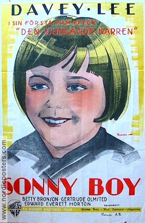Sonny Boy 1929 poster Davey Lee Eric Rohman art