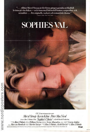 Sophie´s Choice 1982 movie poster Meryl Streep Kevin Kline Peter MacNicol Alan J Pakula Find more: Nazi Romance