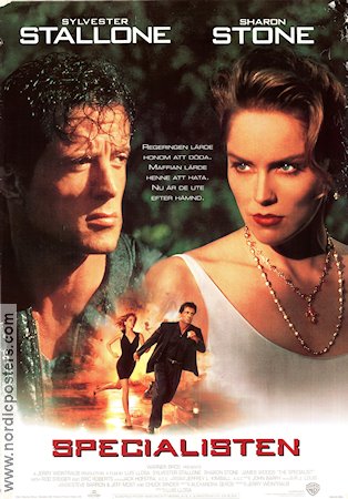 The Specialist 1994 movie poster Sylvester Stallone Sharon Stone James Woods Luis Llosa
