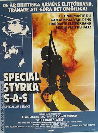 Specialstyrka SAS 1982 poster Lewis Collins
