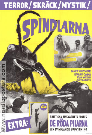 Spindlarna 1954 poster James Whitmore Edmund Gwenn Joan Weldon Gordon Douglas Insekter och spindlar