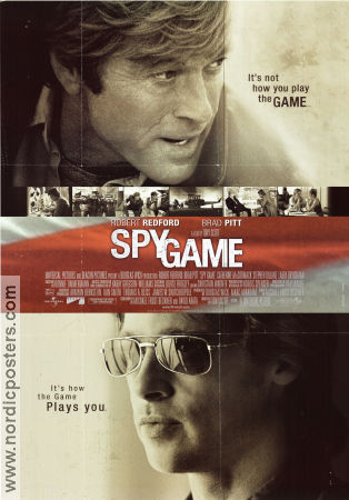 Spy Game 2001 poster Robert Redford Brad Pitt Catherine McCormack Tony Scott